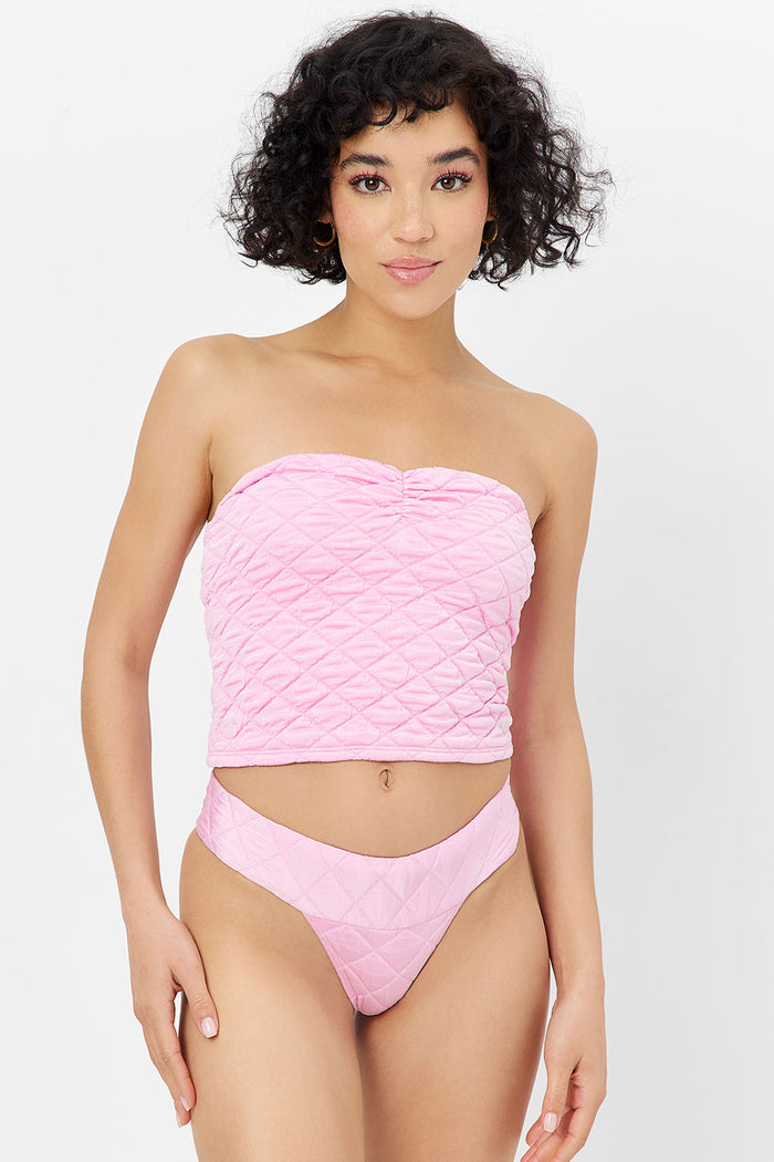 Sofia Thong Bikini Bottom Baby Pink