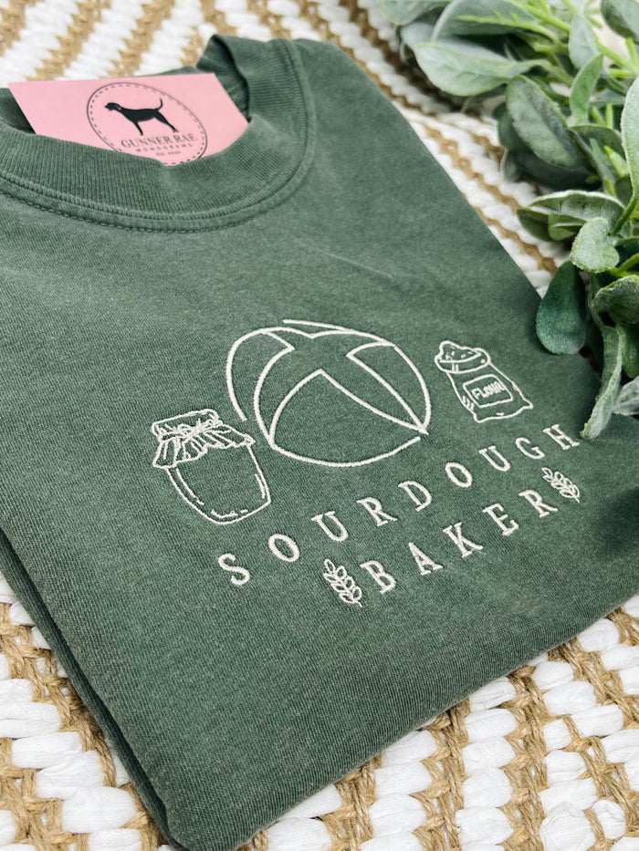 SOURDOUGH BAKER Embroidered T-shirt or Sweatshirt