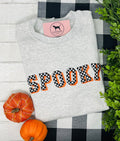 SPOOKY CHECKER Embroidered T-shirt or Sweatshirt