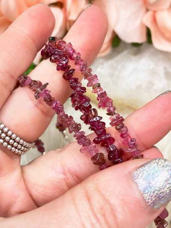 pink-tourmaline-chip-bracelets