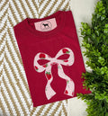 Strawberry Bow Applique T-shirt or Sweatshirt