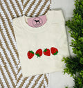 Strawberry Embroidered T-shirt or Sweatshirt