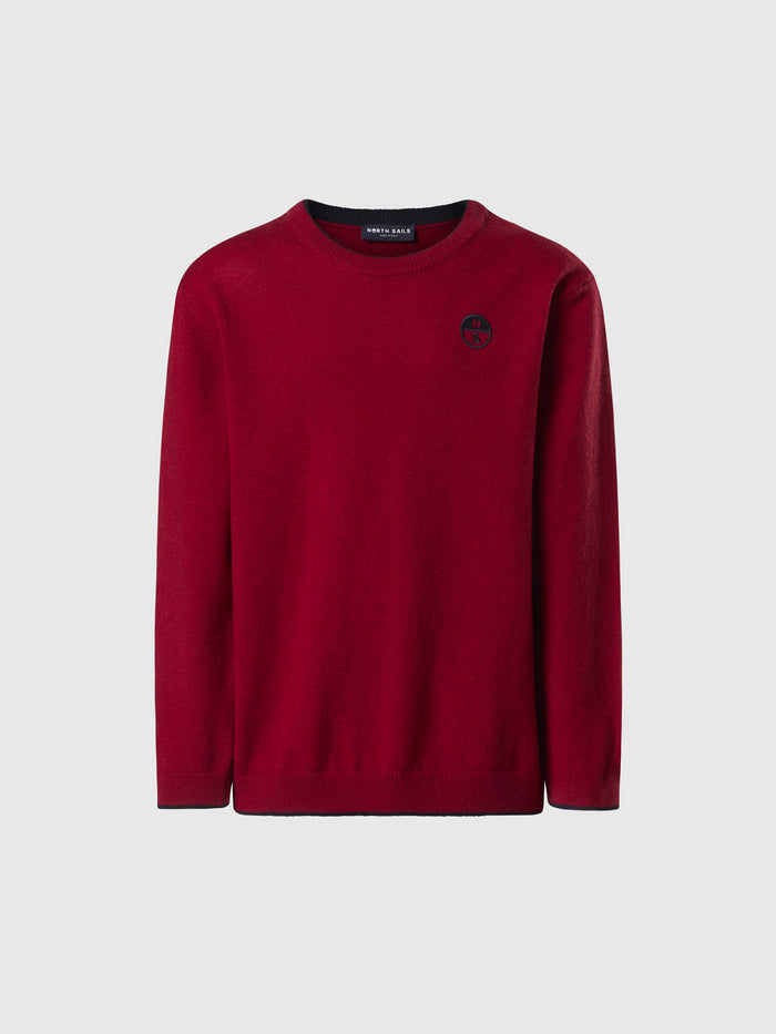 hover | Red lava | crewneck-12gg-knitwear-796135