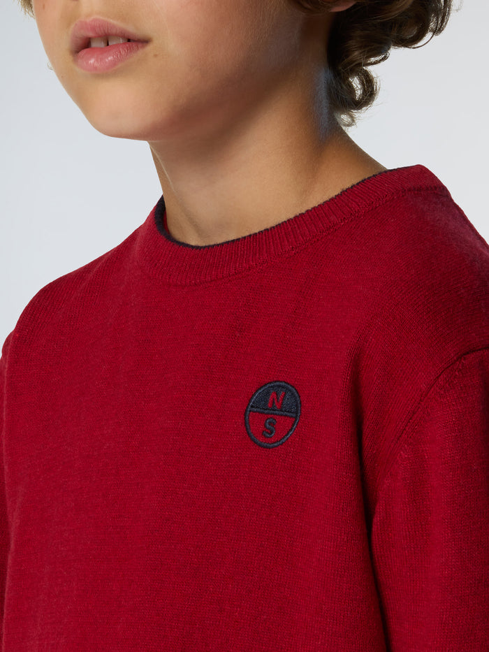 6 | Red lava | crewneck-12gg-knitwear-796135