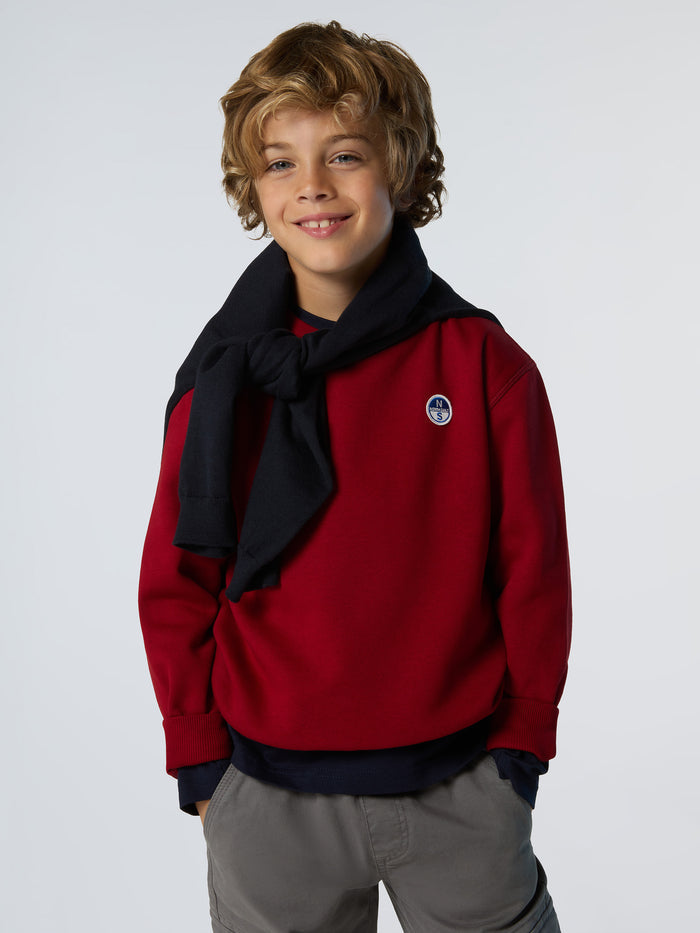 2 | Red dahlia | crewneck-sweatshirt-wlogo-794477