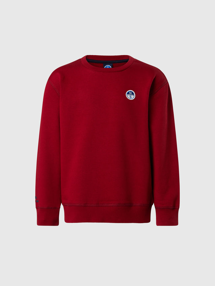 hover | Red dahlia | crewneck-sweatshirt-wlogo-794477