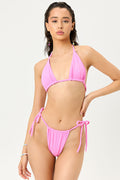 Tia Blushing Terry Triangle Bikini Top