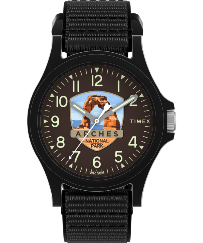 TW2Y58300 Timex Arches National Park 40mm Fabric Strap Watch Primary Image