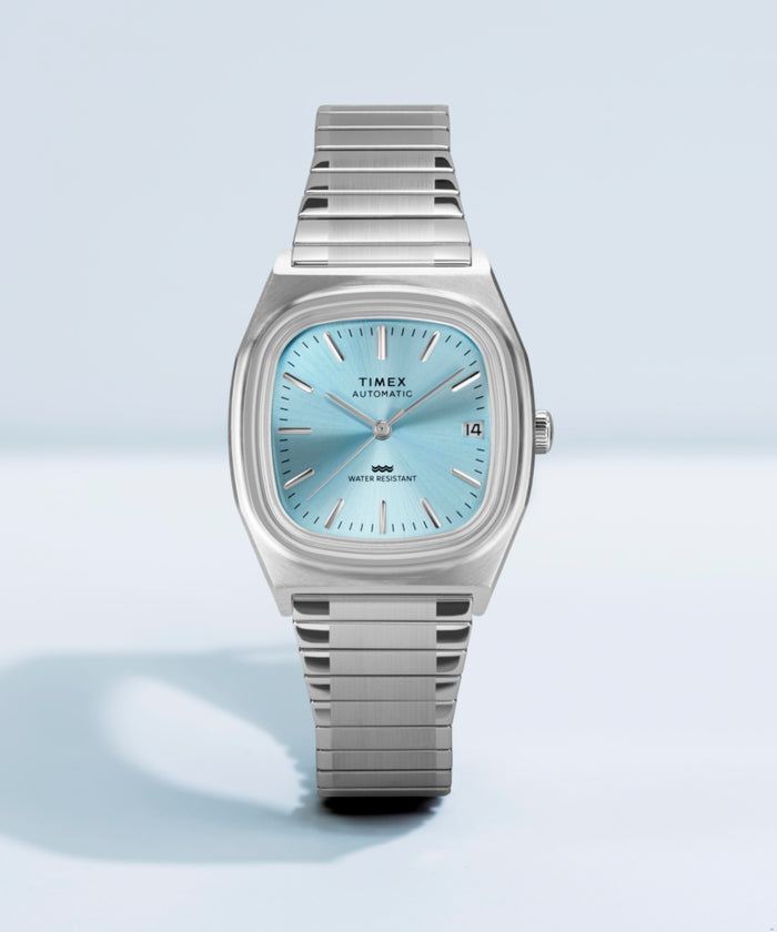 TW2Y66700 Timex® Automatic 1983 E Line 34mm Stainless Steel Expansion Band Watch Collab Additional Image