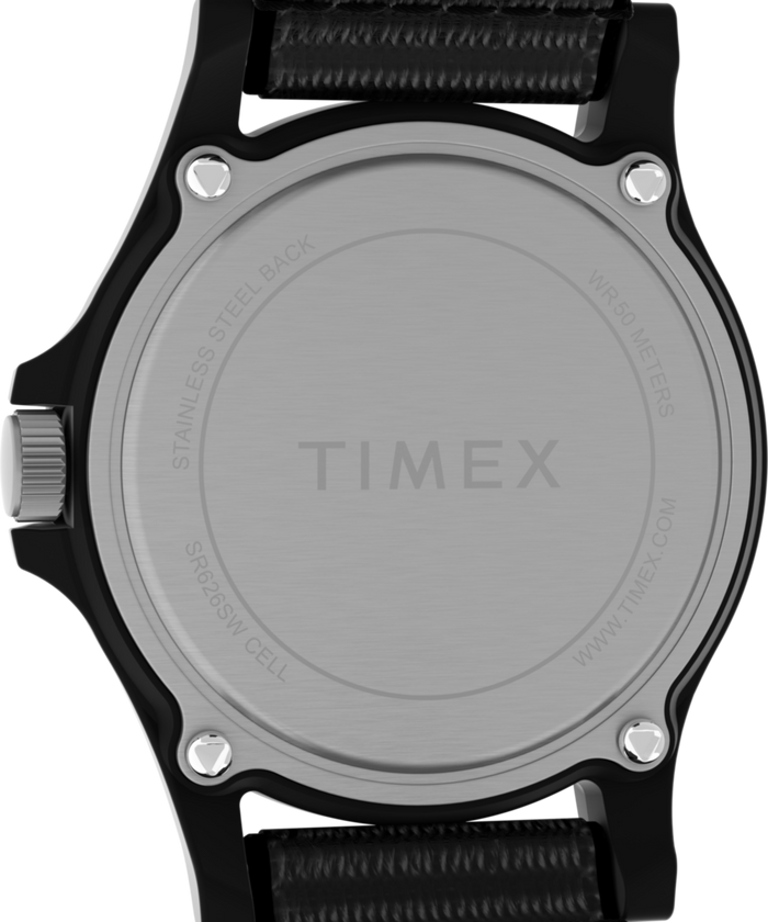 TW2Y32100 Timex Great Smoky Mountains National Park 40mm Fabric Strap Watch Caseback Image