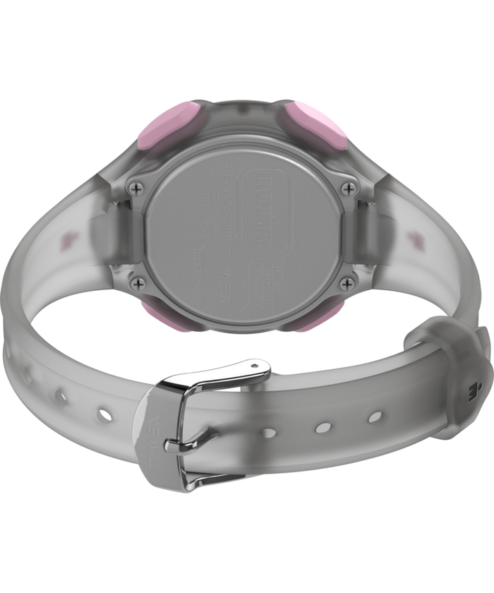 TW5M65700 TIMEX® IRONMAN® Essential 30 34mm Resin Strap Watch Caseback with Attachment Image