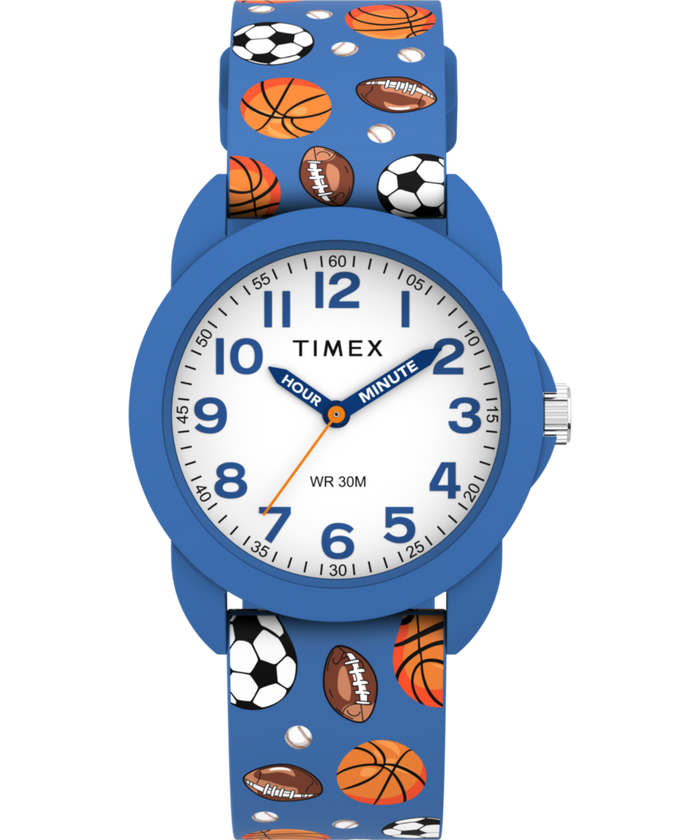 TW2Y59900 Timex Kids Time Teacher 30mm Silicone Strap Watch  Primary Image