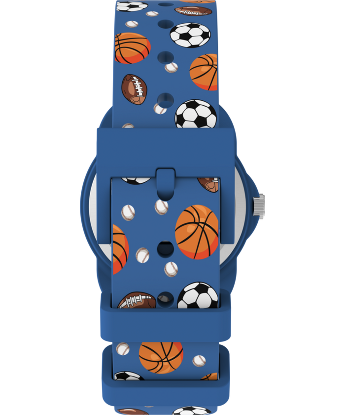 TW2Y59900 Timex Kids Time Teacher 30mm Silicone Strap Watch  Strap Image