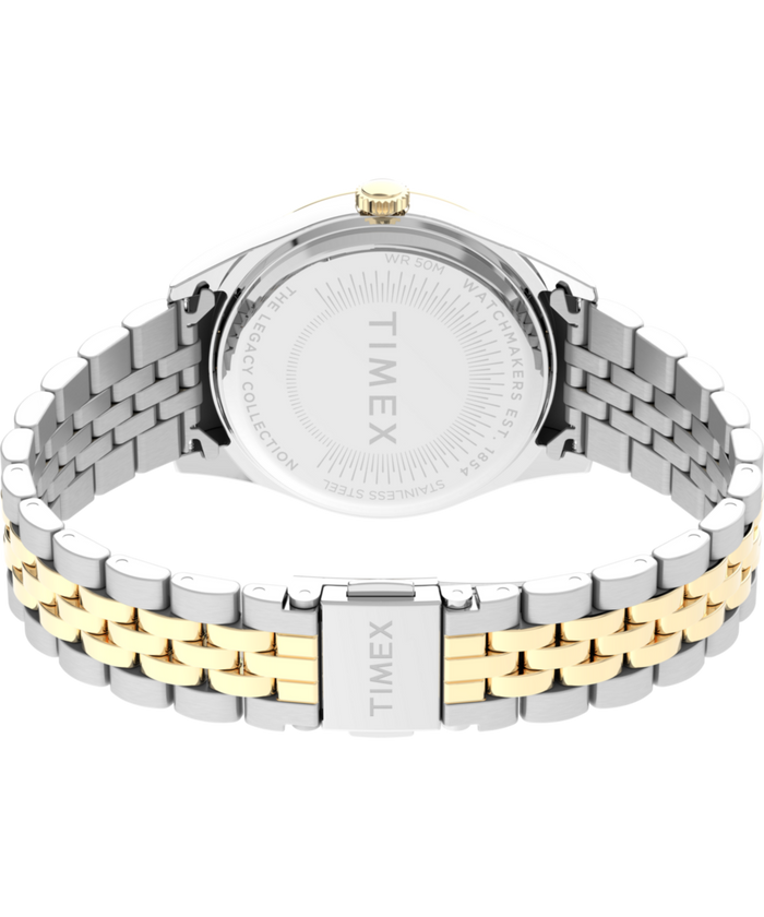 TW2W32100 Timex Legacy 36mm Stainless Steel Bracelet Watch Caseback with Attachment Image
