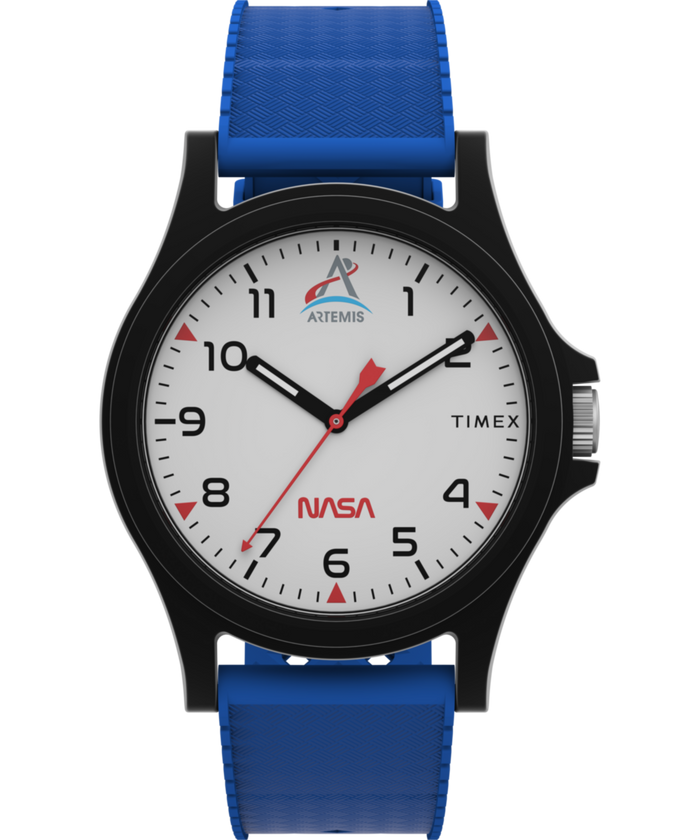 TW2Y13100 Timex Main Street NASA Artemis 40mm Silicone Strap Watch Primary Image