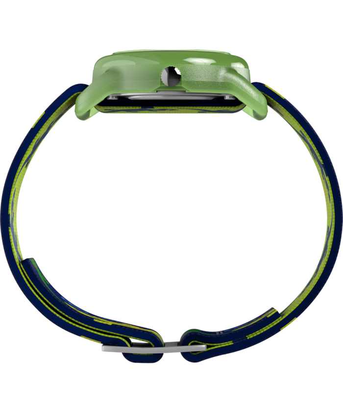 T72881 TIMEX TIME MACHINES® 29mm Green Gecko Elastic Fabric Kids Watch Profile Image