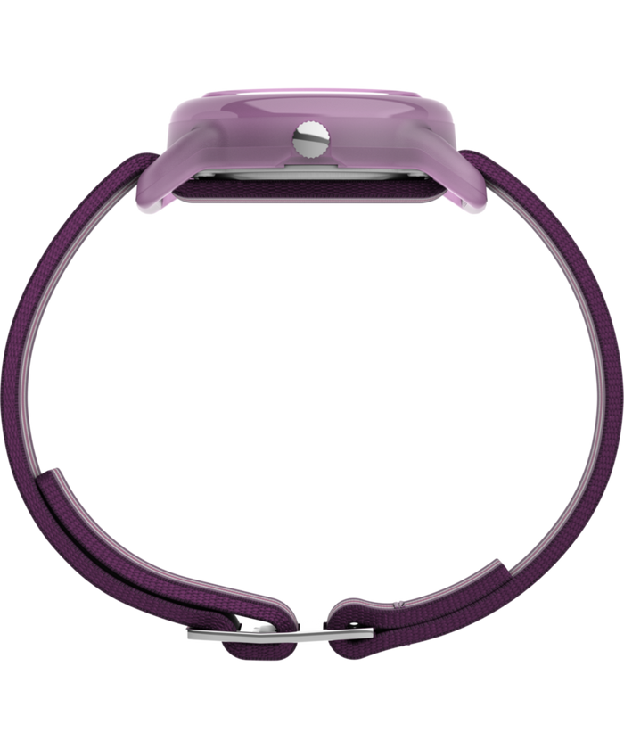 TW7C06100 TIMEX TIME MACHINES® 29mm Purple Stripe Elastic Fabric Kids Watch Profile Image
