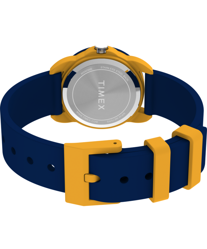 TW2W92100 TIMEX TIME MACHINES® 30mm Silicone Strap Watch Caseback with Attachment Image