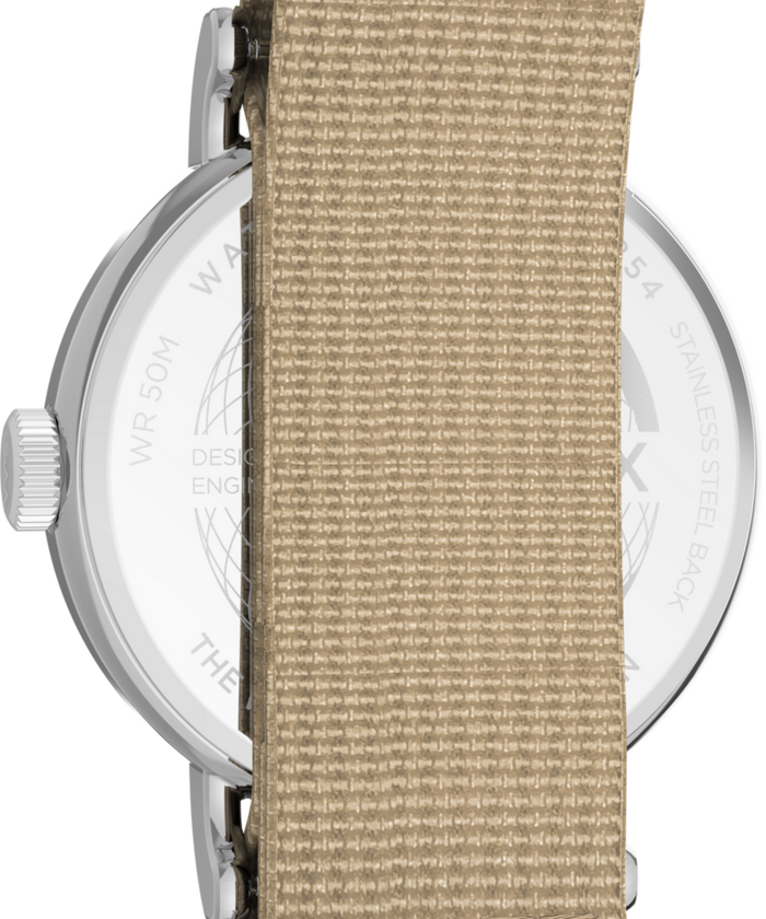 TW2Y09100 Timex Weekender 37mm Fabric Strap Watch Caseback Image