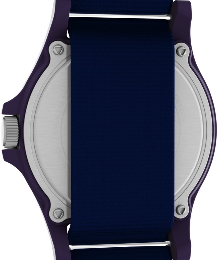 TW2Y46200 Timex x Fortnite Acadia 40mm Fabric Strap Watch Caseback Image