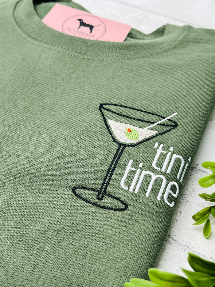 'TINI TIME Embroidered T-shirt or Sweatshirt
