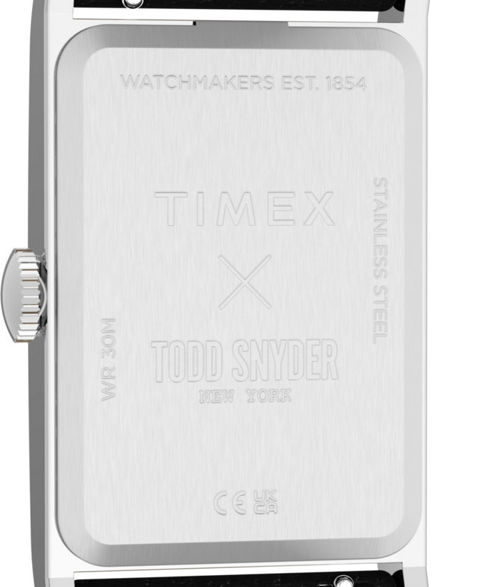 TW2Y78800 Todd Snyder x Timex 1976 Lexington 21mm Leather Strap Watch Caseback Image