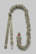Topologie cloud strap in moss green with metal clips and adjustable fabric ends