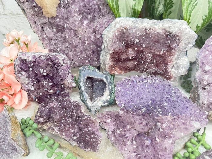 Unique Amethyst Crystal Clusters