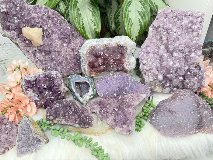 Unique Amethyst Crystal Clusters