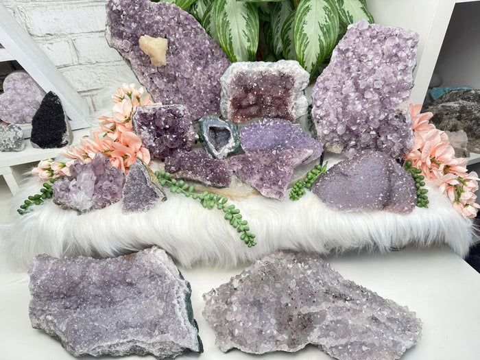 Unique Amethyst Crystal Clusters