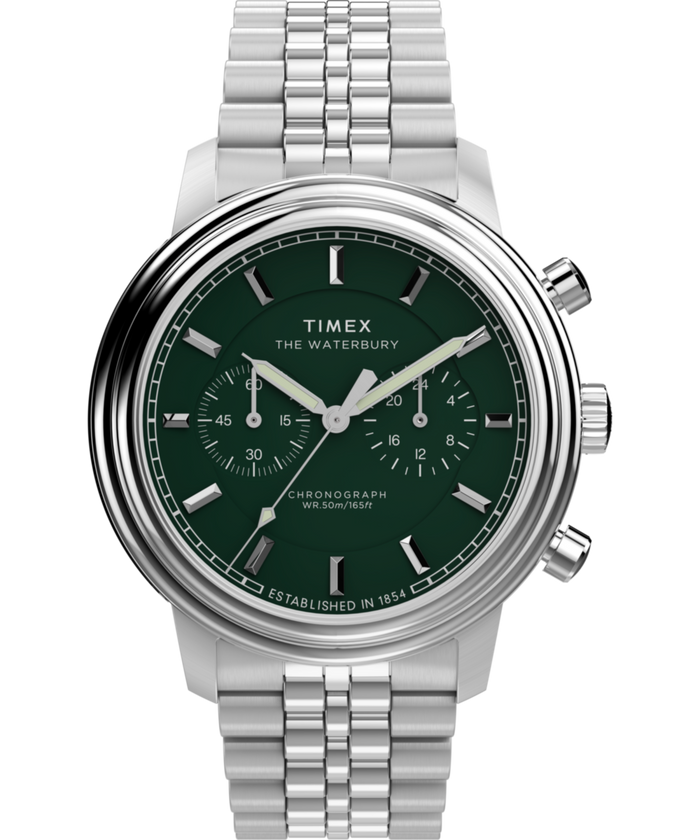TW2Y23600 Waterbury Metropolitan Chronograph 41mm Stainless Steel Bracelet Watch Primary Image