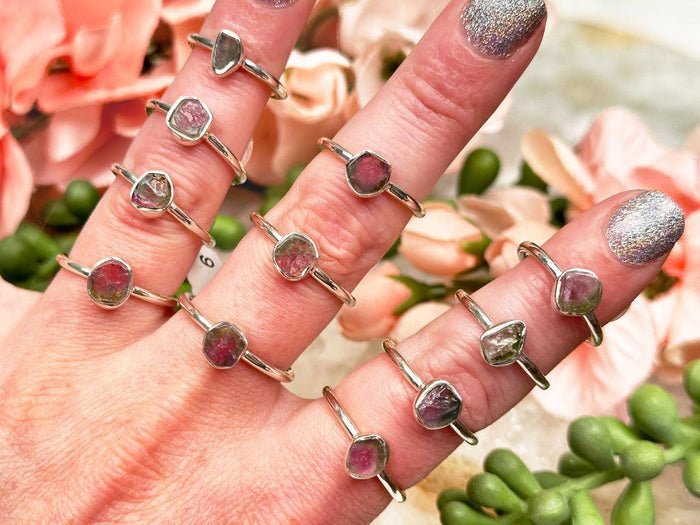 watermelon-tourmaline-crystal-rings