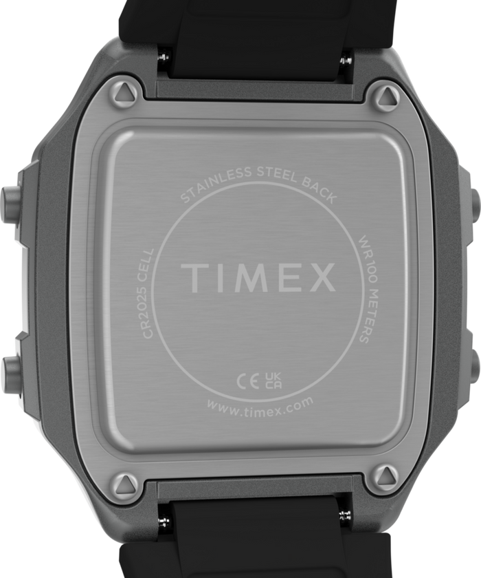 TW5M68800 World Time Digital 40mm Resin Strap Watch Caseback Image